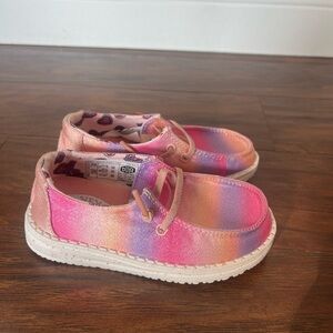 Authentic Hey Dude Wendy Toddler Sparkle Star Shoes-NWOT-Size 8